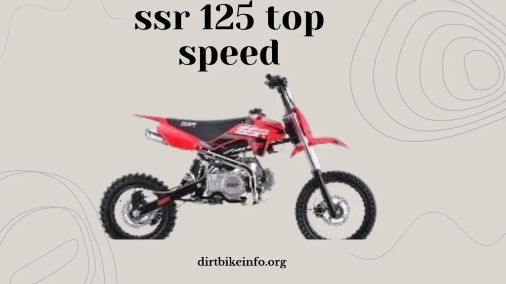 ssr 125 top speed