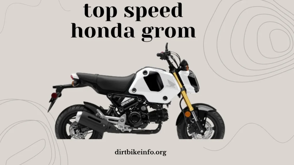 top speed honda grom