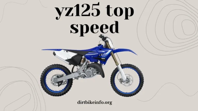 yz125 top speed