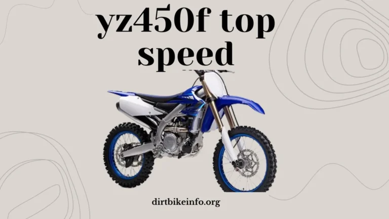 yz450f top speed