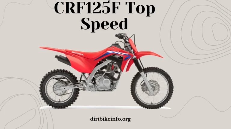 CRF125F Top Speed