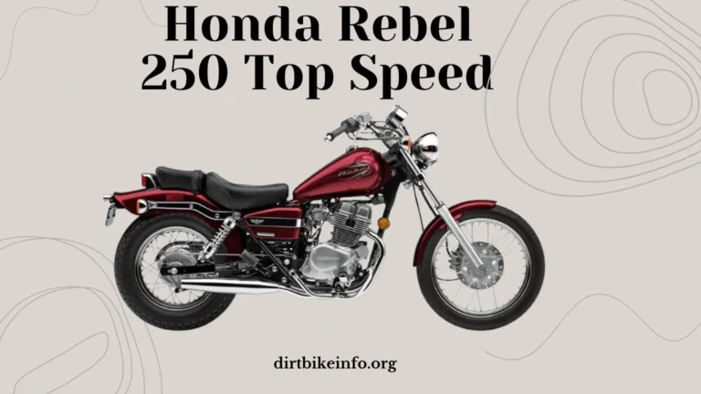 Honda Rebel 250 Top Speed