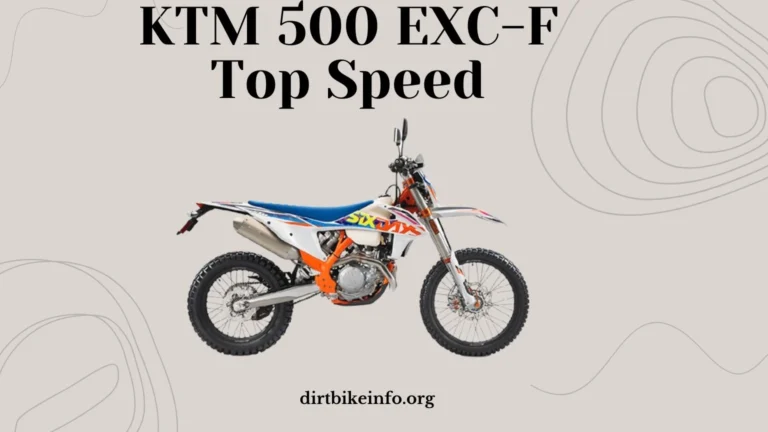 KTM 500 EXC-F Top Speed