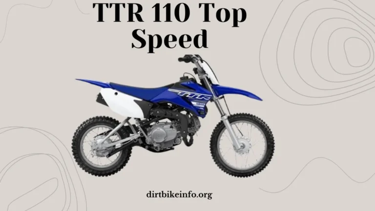 TTR 110 Top Speed