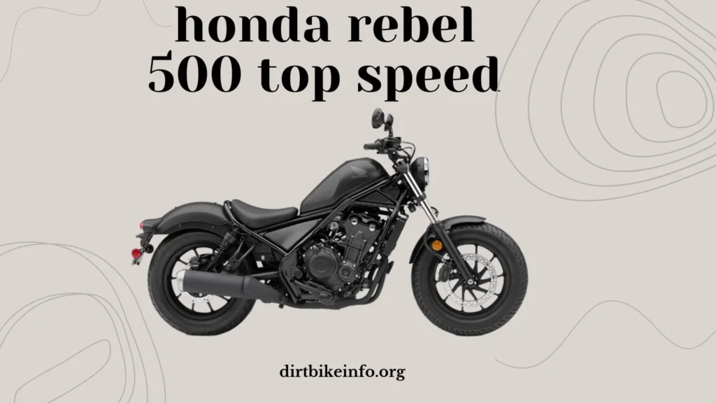 honda rebel 500 top speed