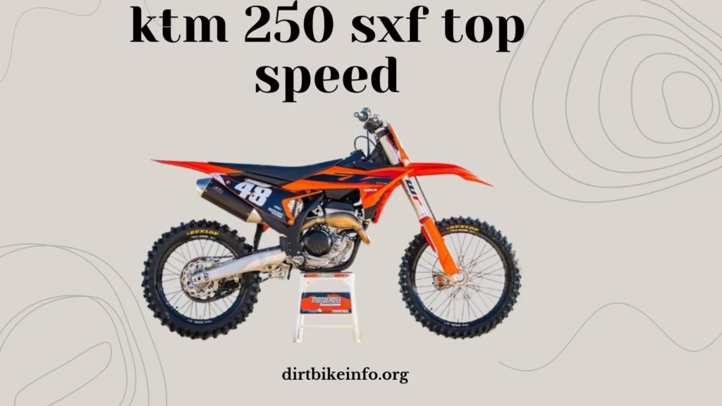 ktm 250 sxf top speed