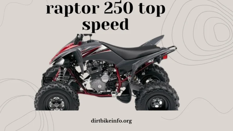 raptor 250 top speed