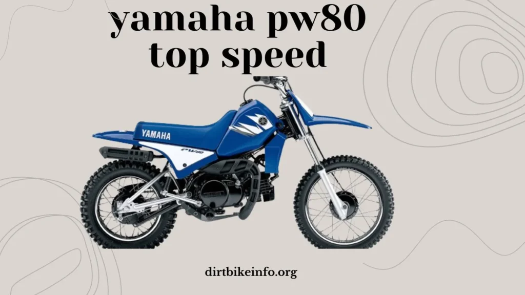 yamaha pw80 top speed