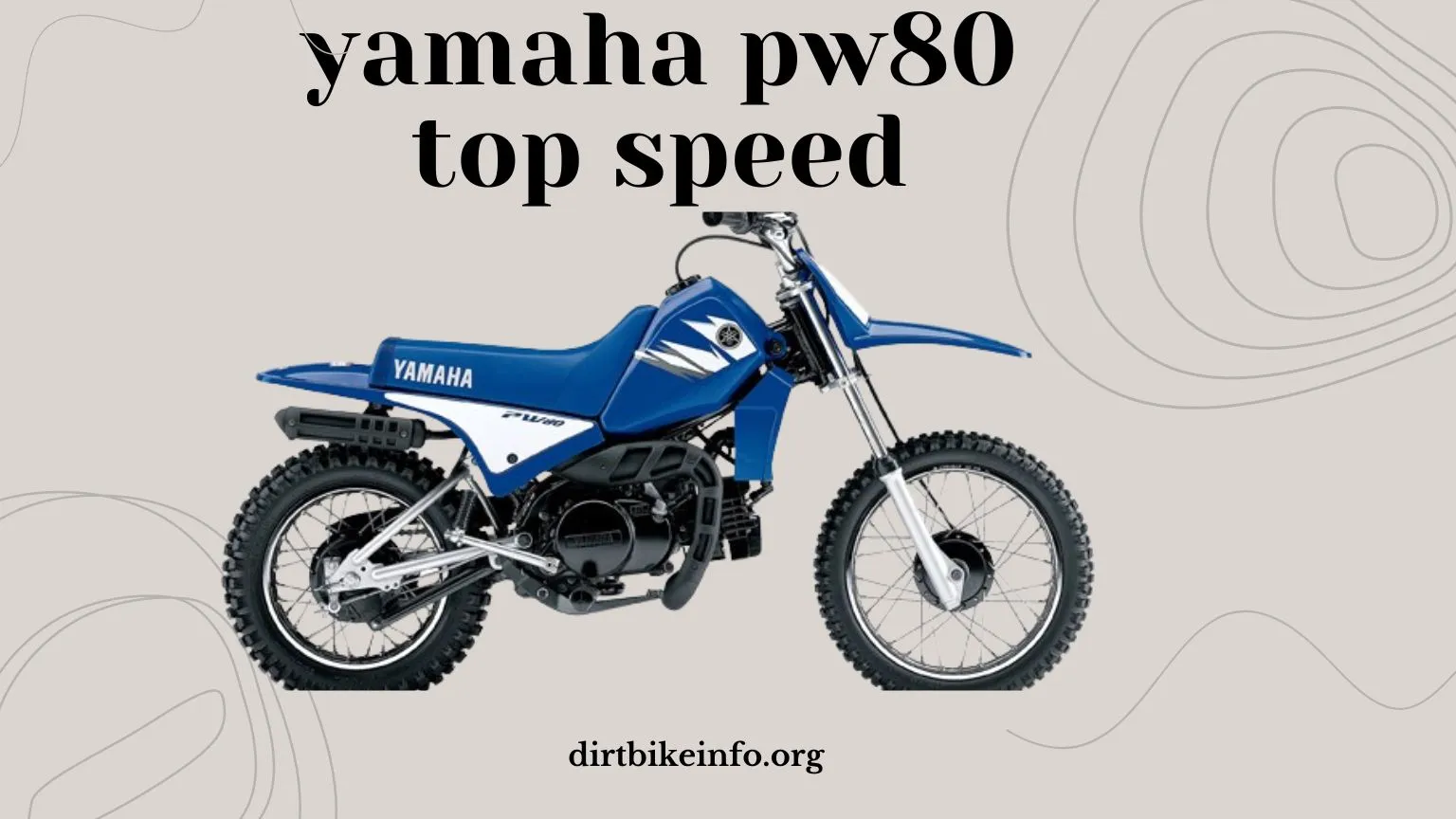 Yamaha PW80 Top Speed: Everything You Need to Know