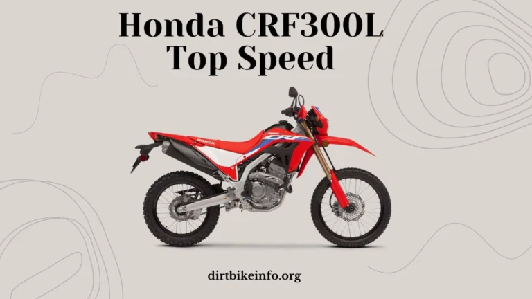 Honda CRF300L Top Speed