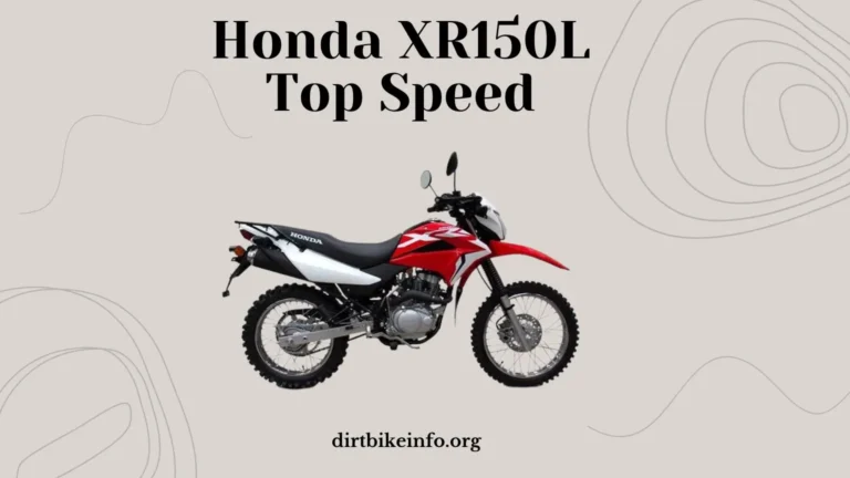 Honda XR150L Top Speed