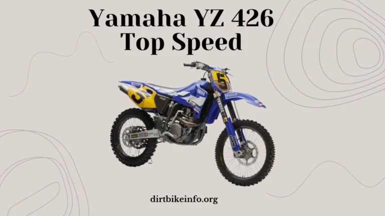 Yamaha YZ 426 Top Speed