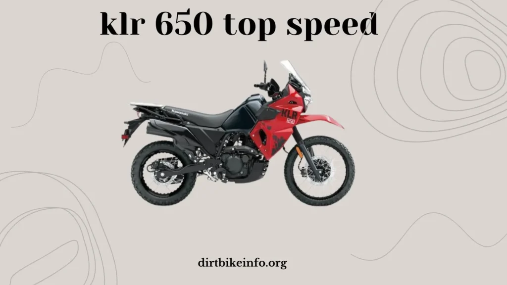 klr 650 top speed